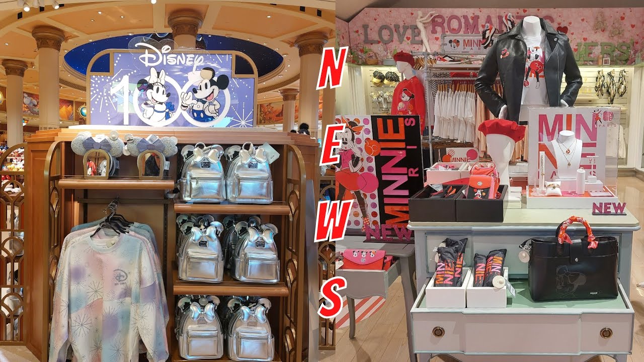 NEWS DISNEYLAND PARIS 2023 | NEW MERCHANDISE DISNEYLAND PARIS: DISNEY 100, MINNIE PARIS 2023