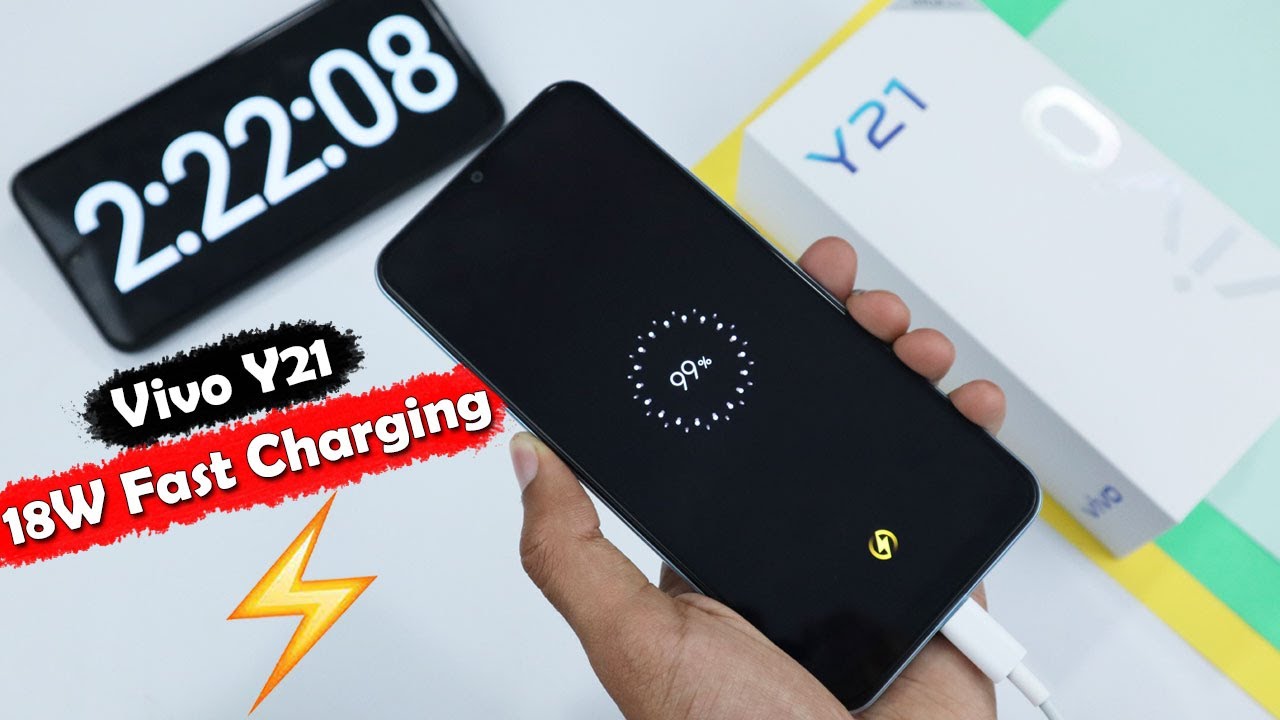 Vivo Y21 0% to 100% Charging Test | 18W Fast Charging ⚡