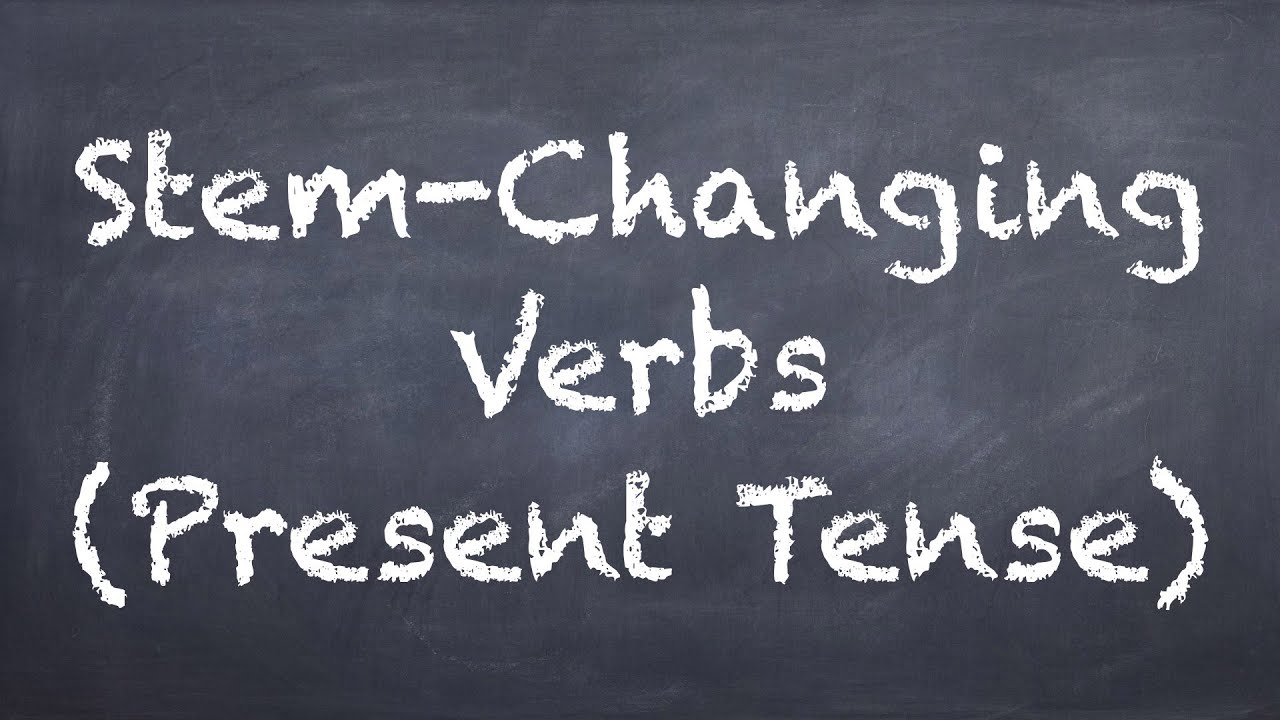 Stem-Changing Verbs - German 1 WS Explanation - Deutsch lernen