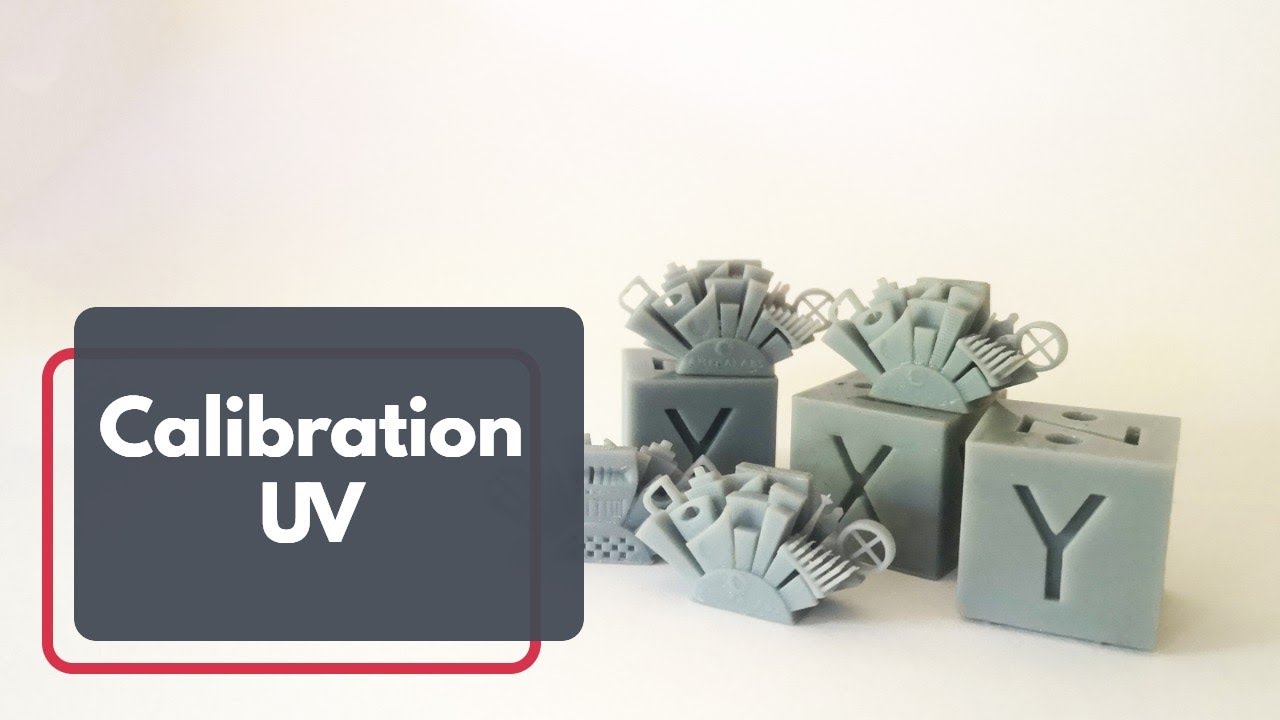 La calibration des UV pour une imprimante résine