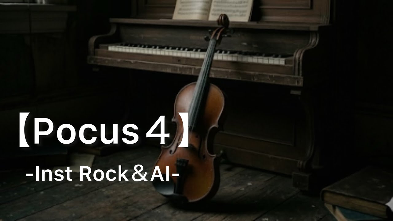 【Pocus４】器楽曲。メロディをAIにまるなげ。
