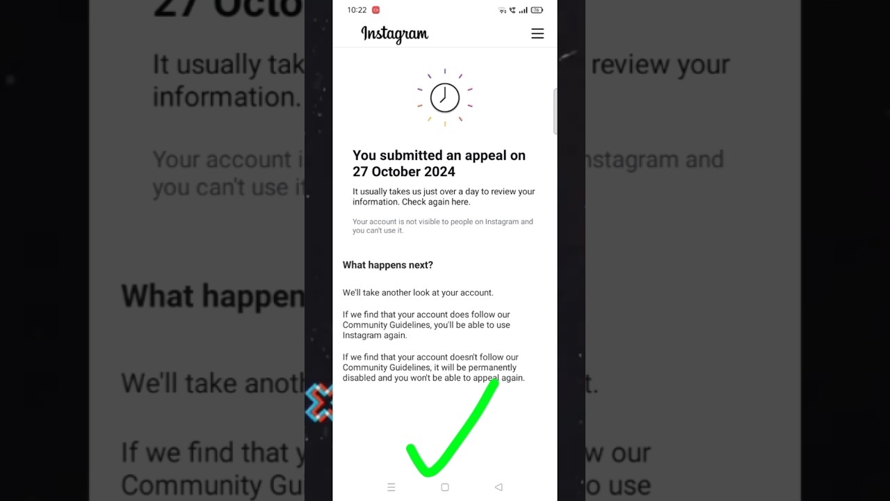 You Submitted😭An Appeal Instagram | We Suspended Your Account | #suspended #Shorts