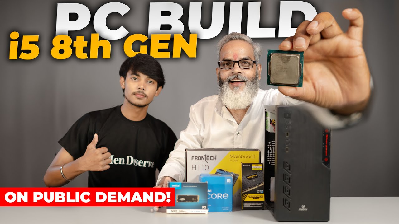 i5 8th Gen PC Build SHOCKING Performance Results! 🔥 Full Testing Video