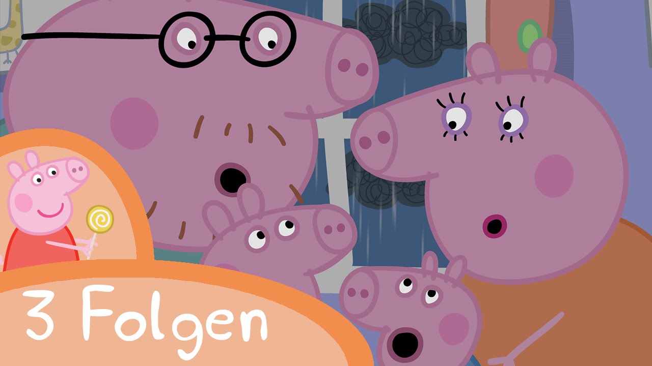 Peppa Wutz | Unwetter  | Peppa Pig Deutsch Neue Folgen | Cartoons für Kinder