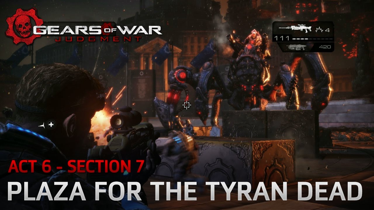 Gears of War: Judgment — Здание суда — Раздел 7: Площадь мертвых тиранов — Битва с боссом: Карн