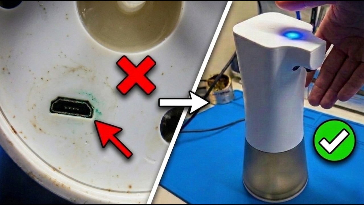 Automatic Soap Dispenser｜Failure to charge/power on due to degraded Li-ion battery｜3C Diagnostic Lab