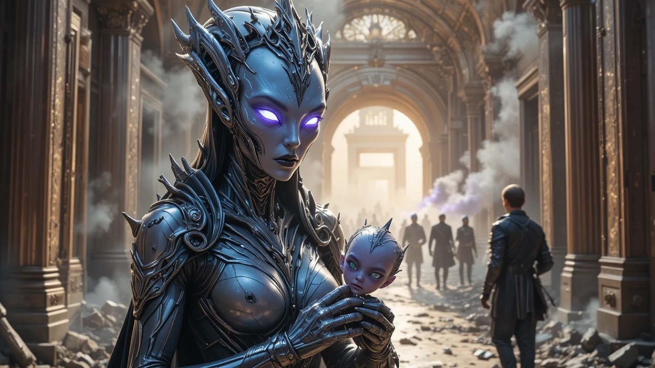 The Human Soldier Stunned the Princess and the Alien Queen Watched in Silence