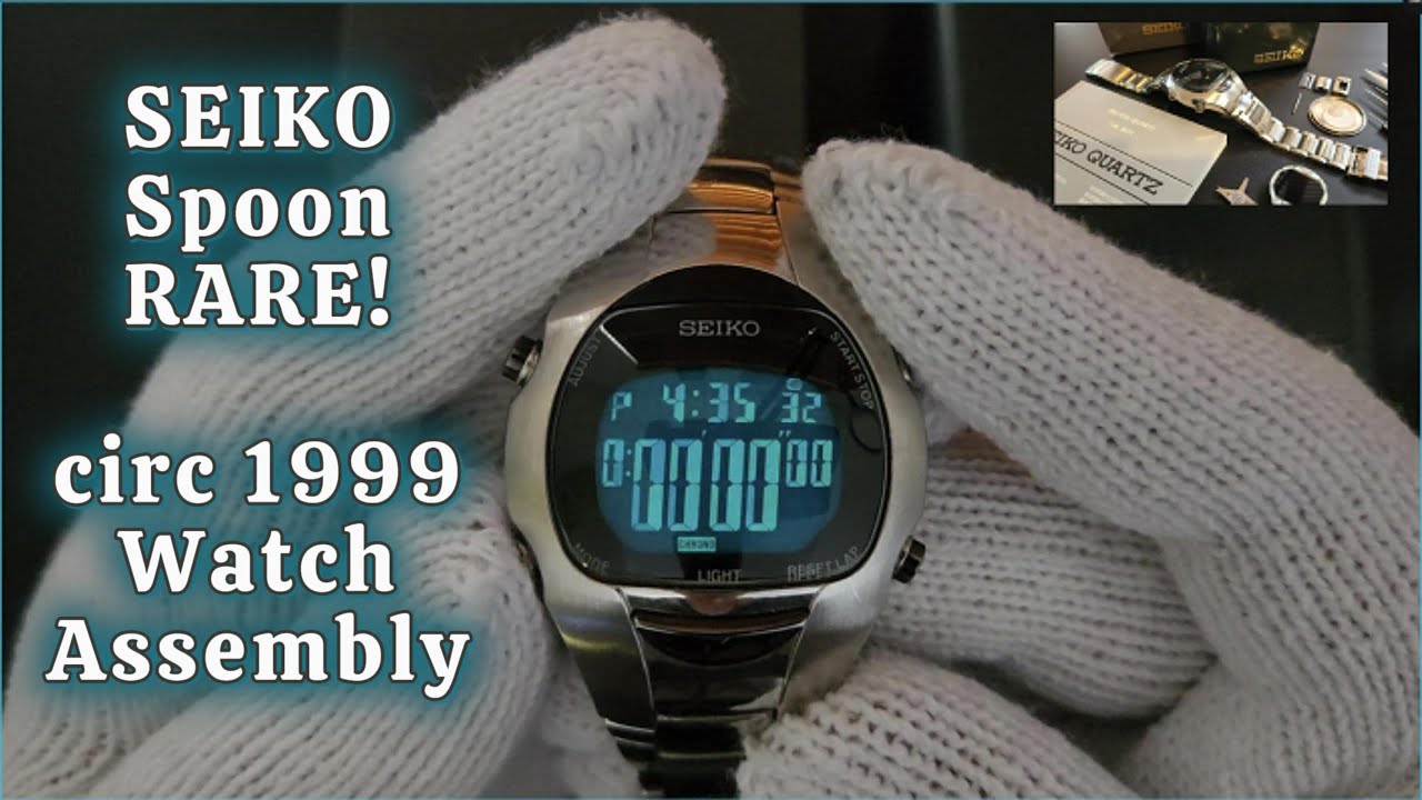 Super Rare SEIKO Spoon S651-4070 circ 1999 Watch Assembly