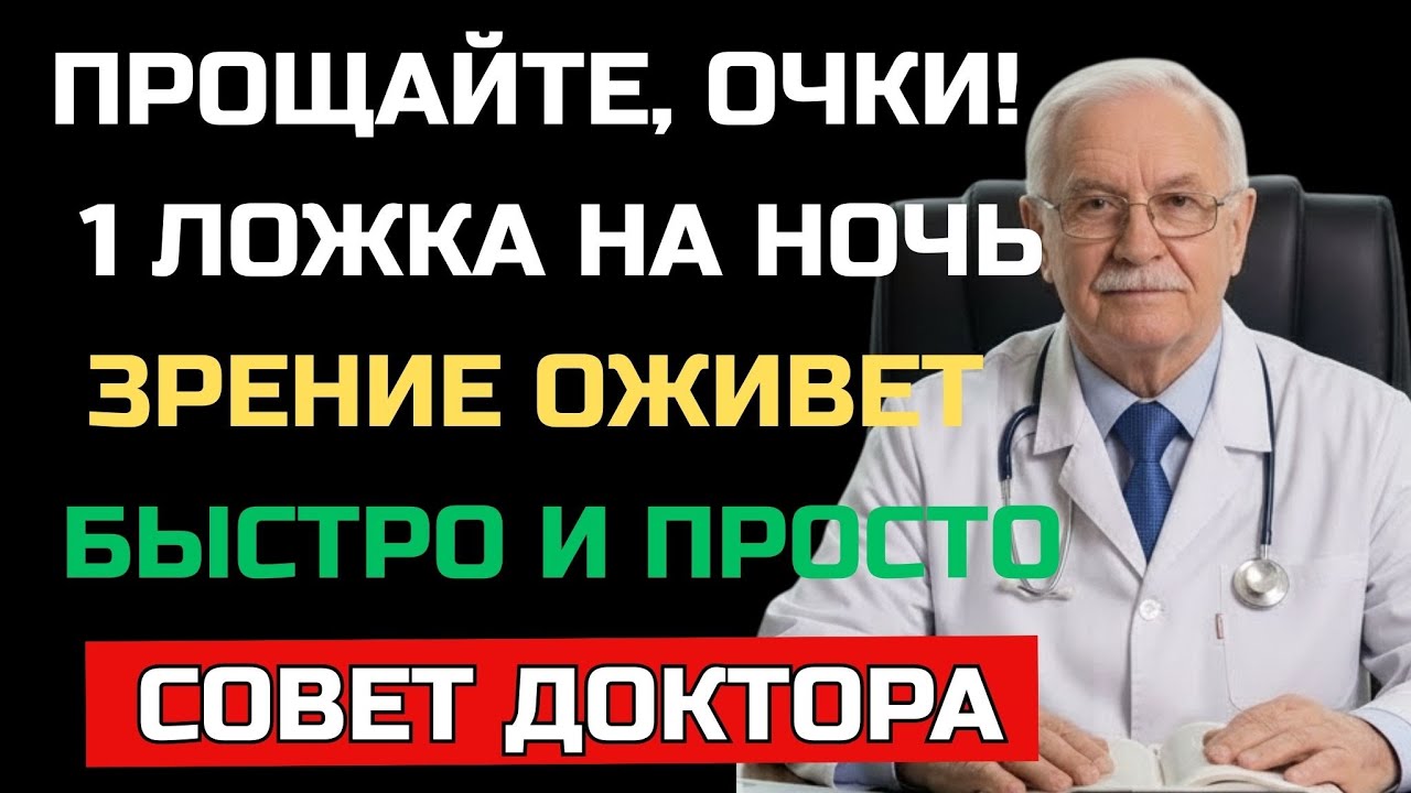 Вам за 60? Ешьте это на ночь, чтобы проснуться с ясным зрением |ЗДОРОВЬЕ ПОЖИЛЫХ