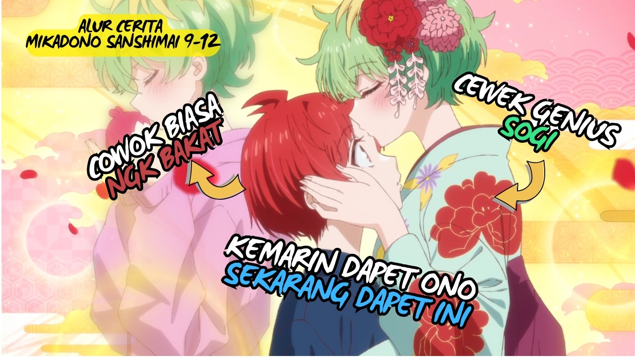WAILAH!! COWOK BIASA INI TINGGAL SERUMAH SAMA 3 CEWEK JENIUS 😭🔥 | MIKADONO 3 #alurceritaanime
