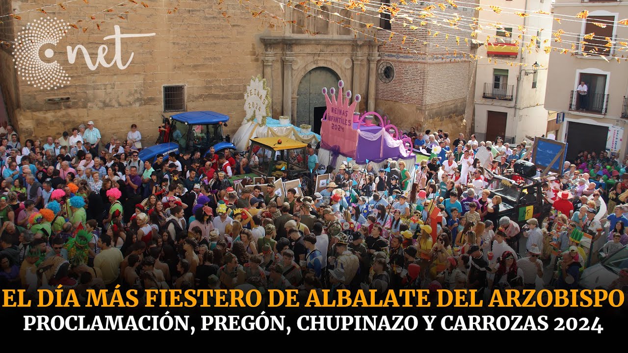 El DÍA más FESTIVO  de ALBALATE DEL ARZOBISPO 2024