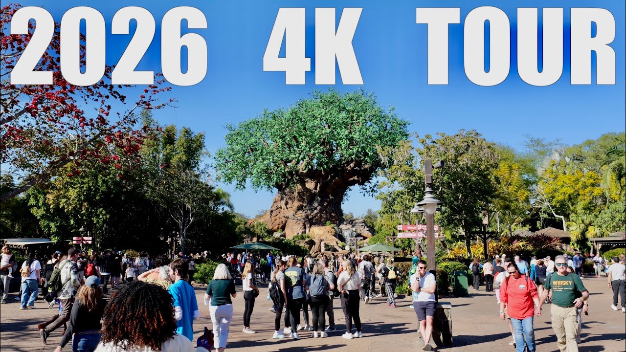 Disney's Animal Kingdom 2026 Complete Tour & Walkthrough in 4K |  Walt Disney World Orlando Florida