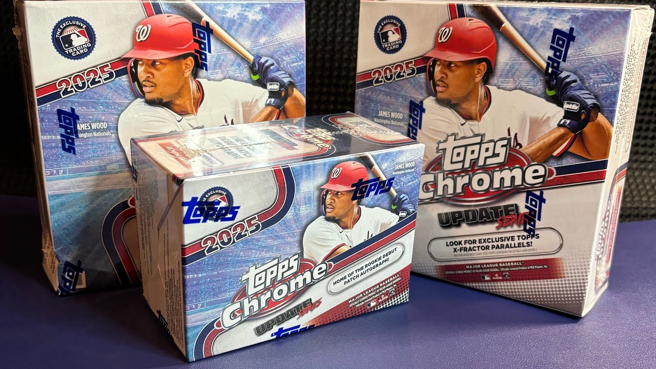 Another look 👀 2025 Topps Chrome Update - Retail 🤩