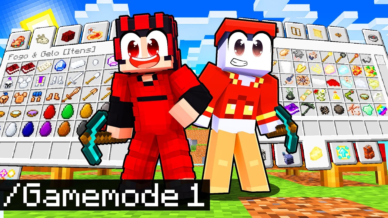 ich BEKOMME GAMEMODE 1 und CHEATE in Lucky Block Bedwars! (Minecraft)