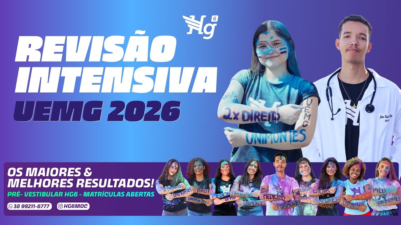 REVIS&Atilde;O INTENSIVA UEMG 16/01/2026