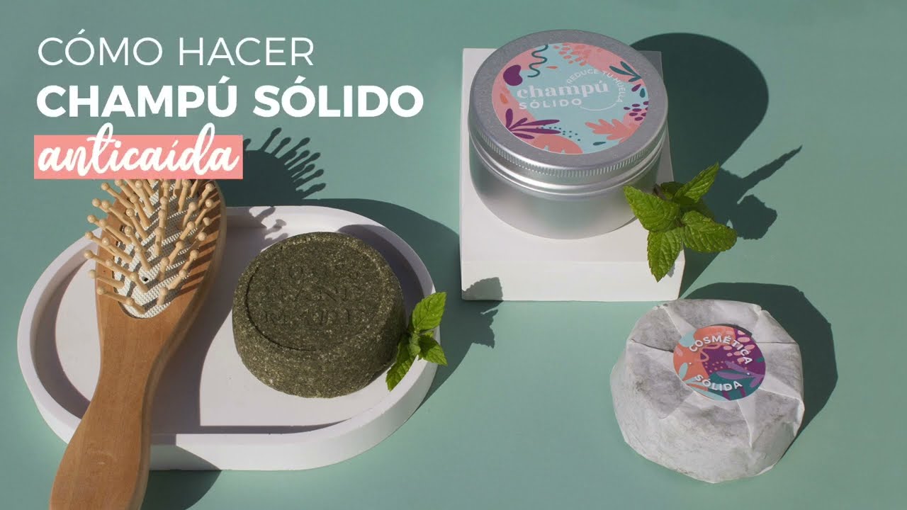 Como hacer Champu sólido anticaída