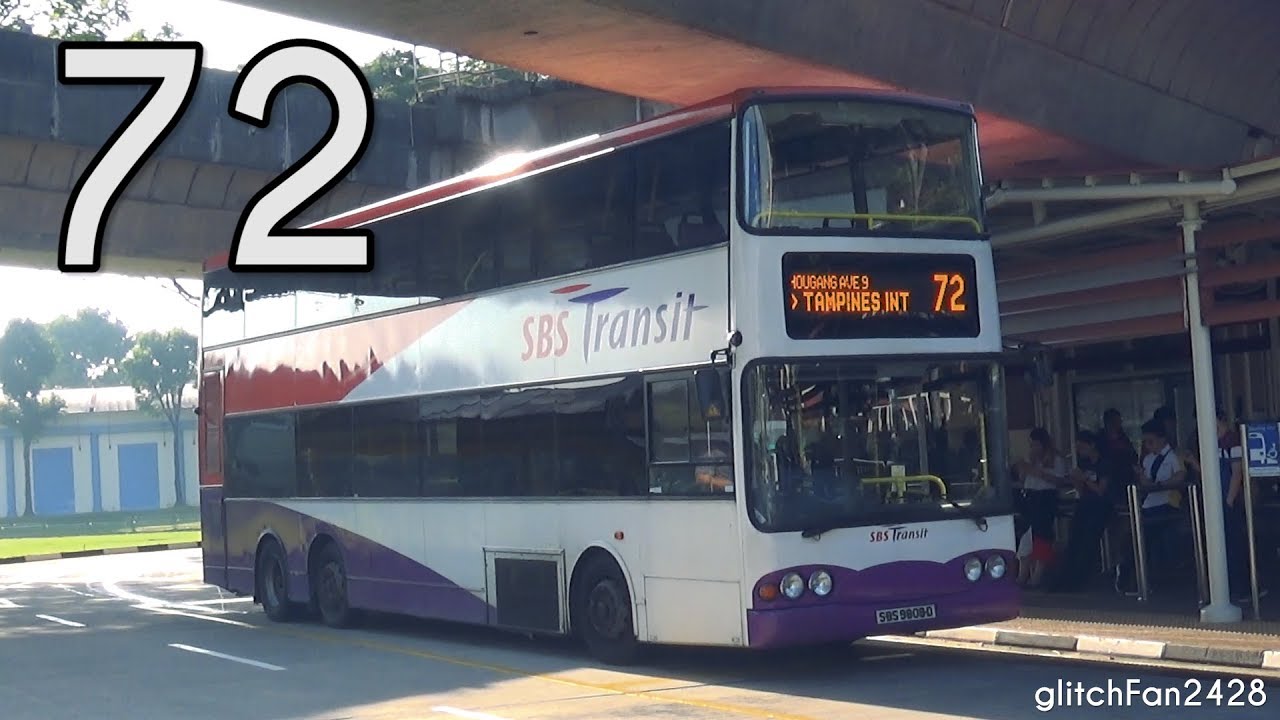 [SBST] (Retired) SBS9808D on Service 72 - Volvo B10TL Super Olympian Volgren