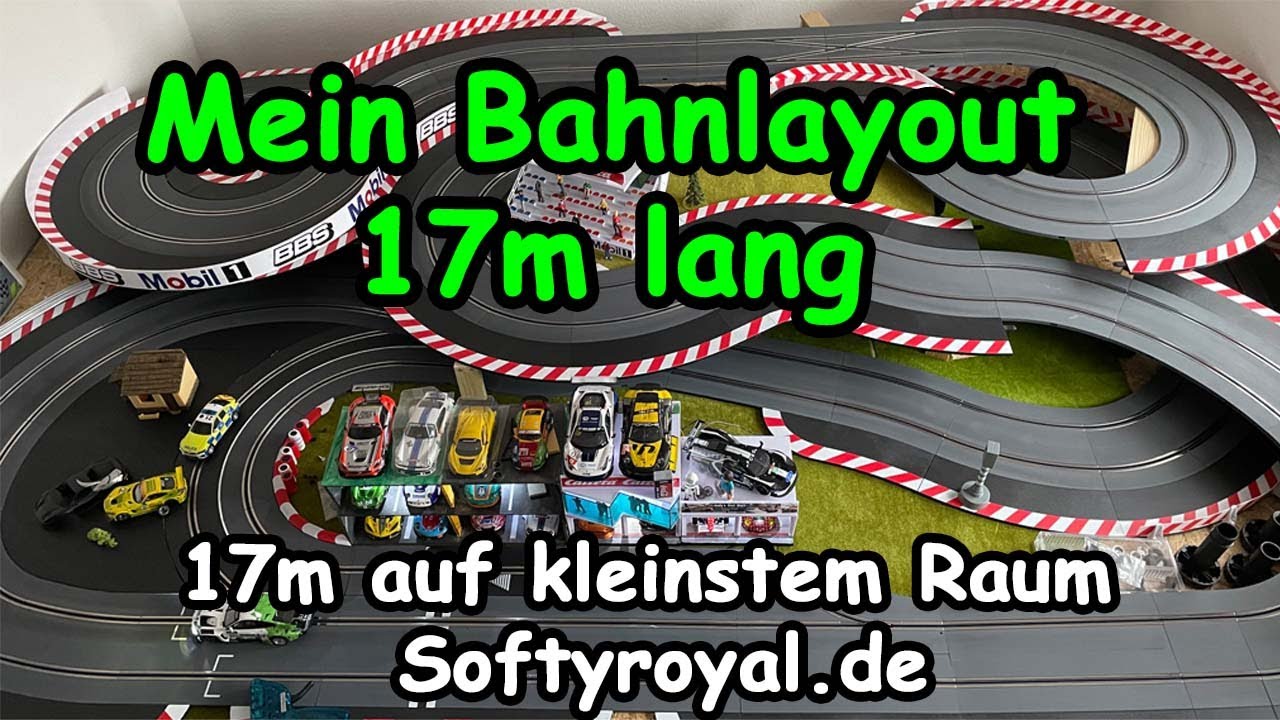 Meine Carrera Digital 132/124 Bahnvorstellung 17m auf kleinstem Raum