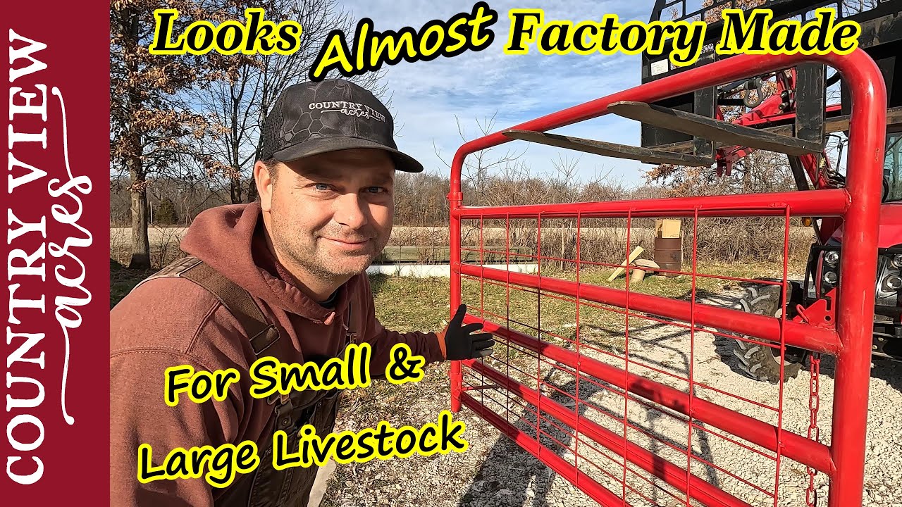 Modifying Corral Gates for Small Livestock & Trip to get a new Brush Cutter.