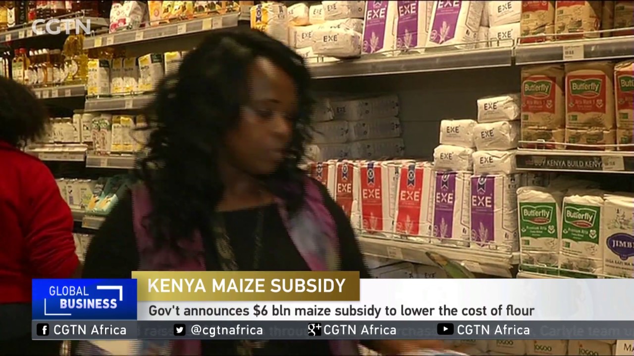 Kenyan government announces $6 bln maize subsidy to lower the cost of flour