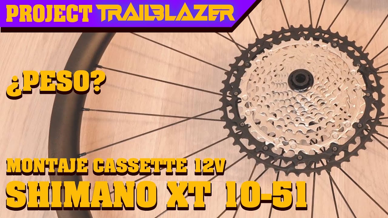 Montaje cassette Shimano XT 10-51 12v ☄️ PTB07