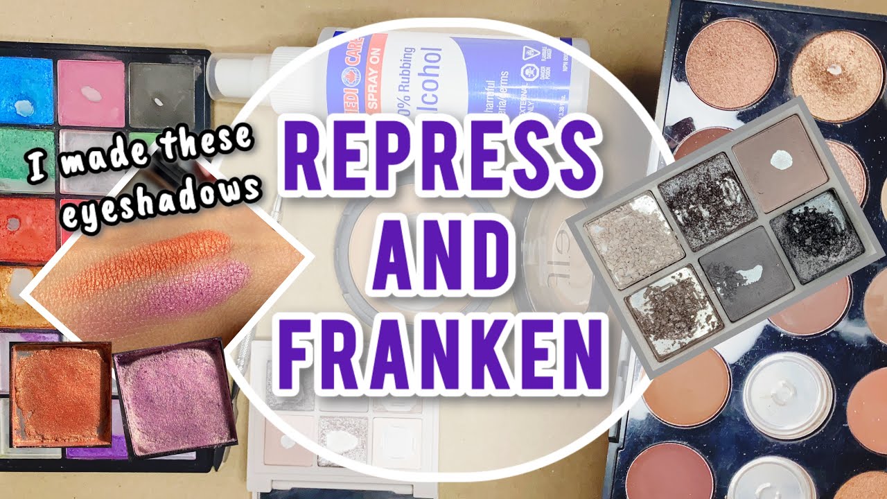 Let’s Make Eyeshadows and A Blush | Repress #panthatpalette Eyeshadows & #projectpan  Bronzer