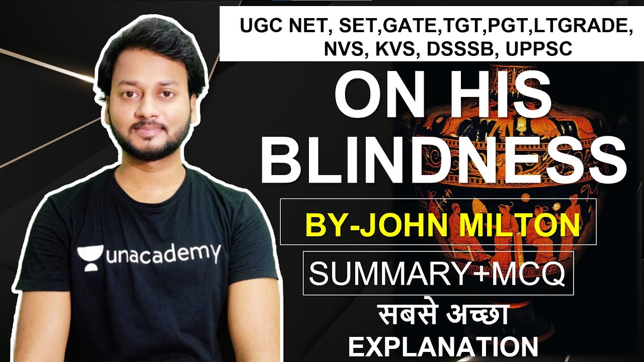 On his blindness by John Milton