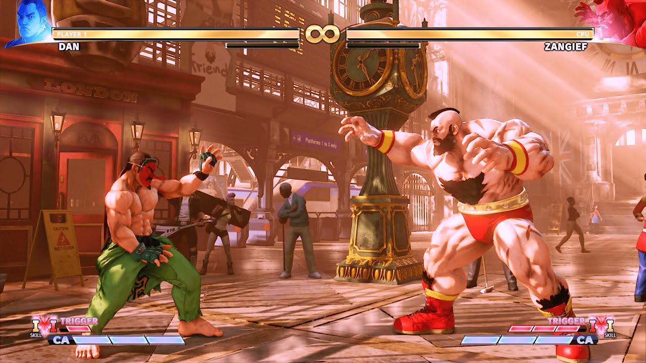 Маск Дэн против Зангиефа (Самая сложная битва) - Street Fighter 5. | Эпическая битва