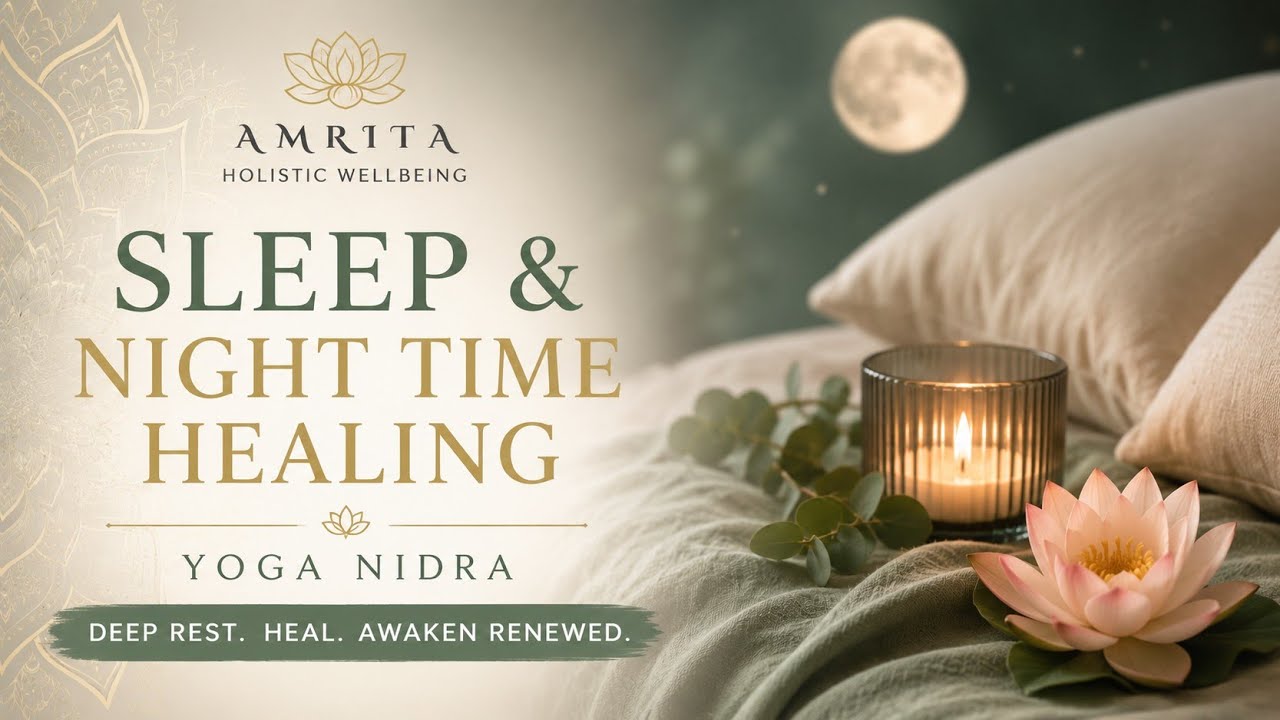 Yoga Nidra for Sleep & Night-Time Healing | Deep Relaxation & Nervous System Support