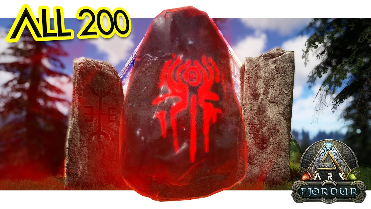 ARK Fjordur ALL 200 Rune Locations Guide