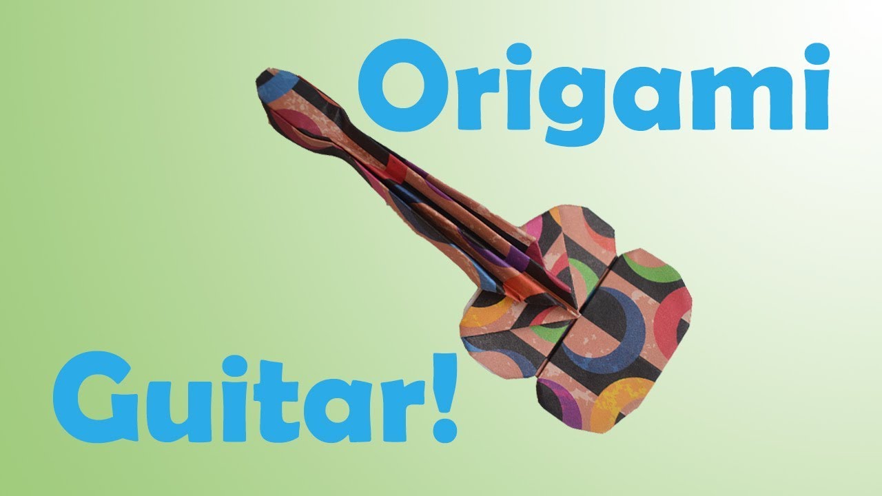 How to Fold an Origami Guitar / Ukulele