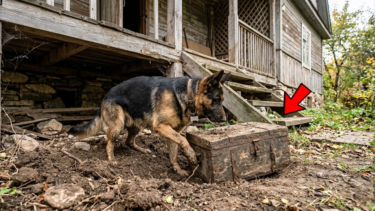 The dog unearthed the box. Opening it, the owner realized &mdash; a little more, and it would be too late!