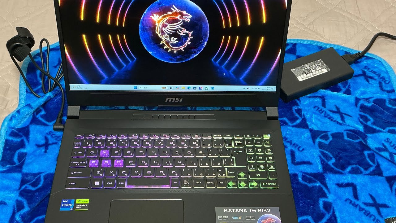 msi KATANA 15 B13VゲーミングノートPC〜開封の儀〜