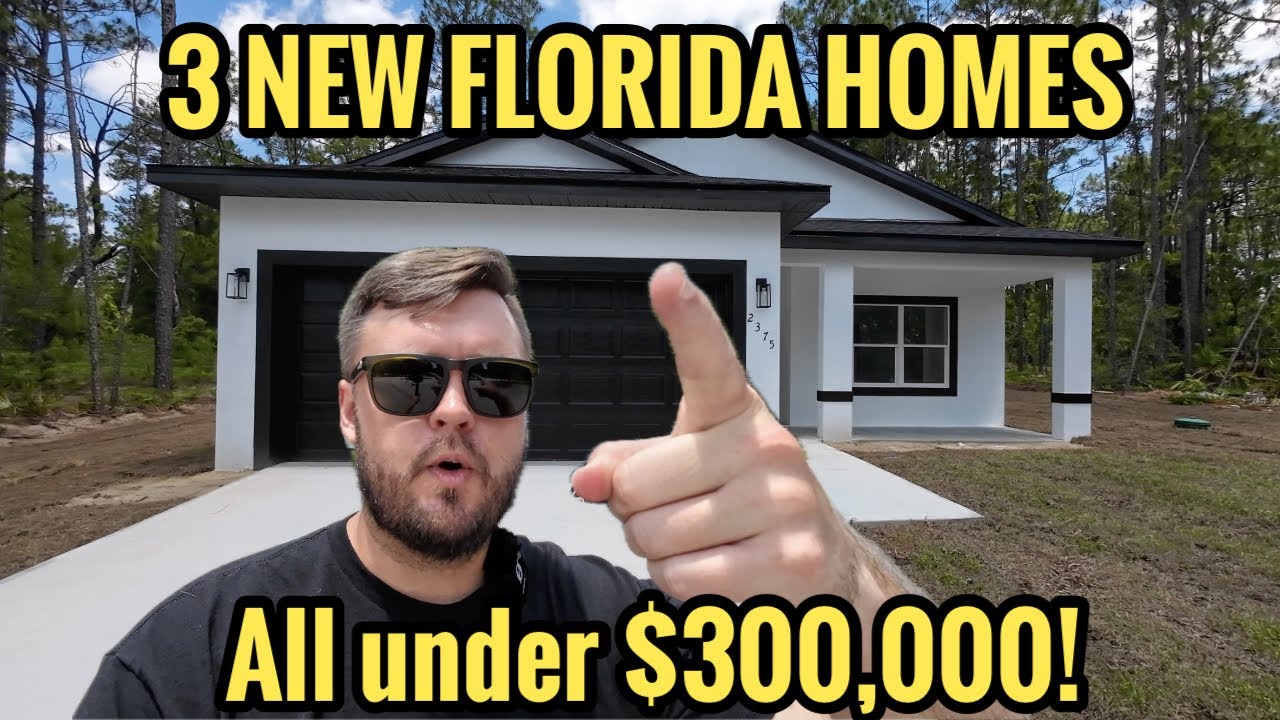 3 NEW Florida Homes For Sale Under $300,000! Leaving Ft. Lauderdale for Ocala and Citrus County!