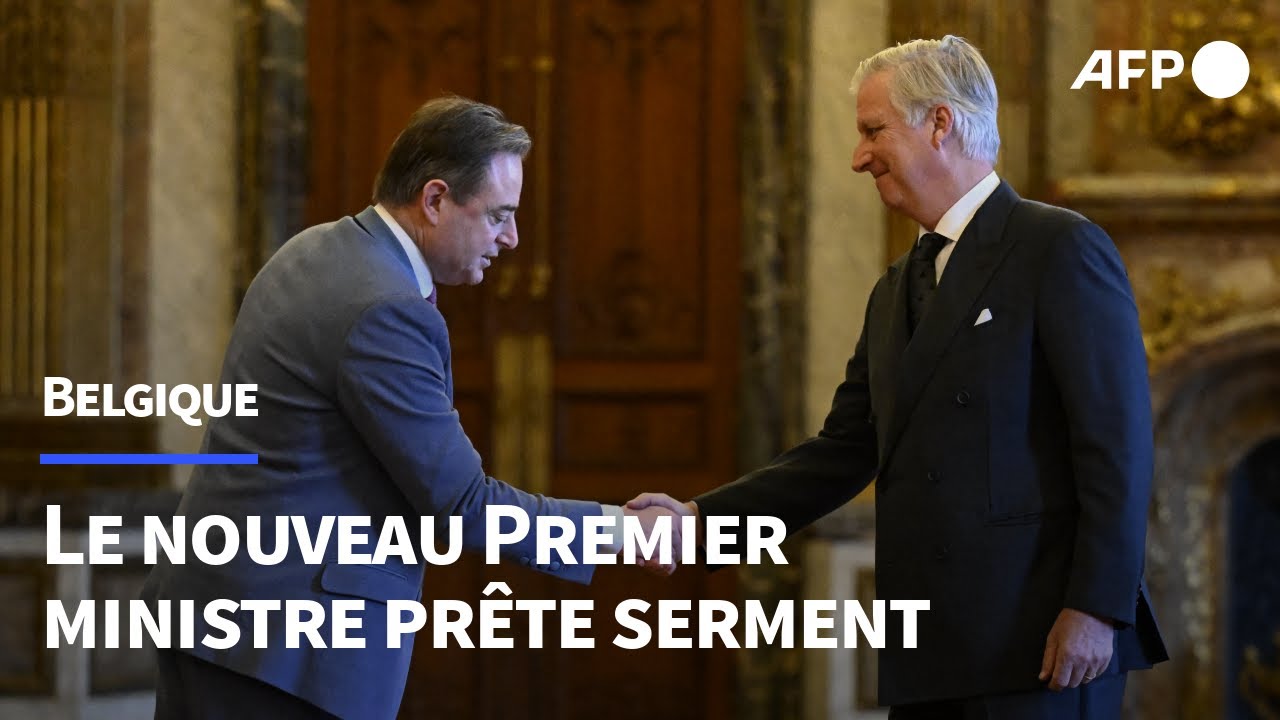 Belgique: le nouveau Premier ministre De Wever prête serment à Bruxelles | AFP Images