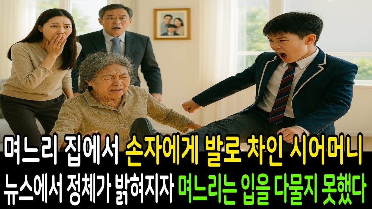 1횡단보도에 쓰러진 노인… 12세 소녀가 손을 잡는 순간, 세상이 멈췄습니다