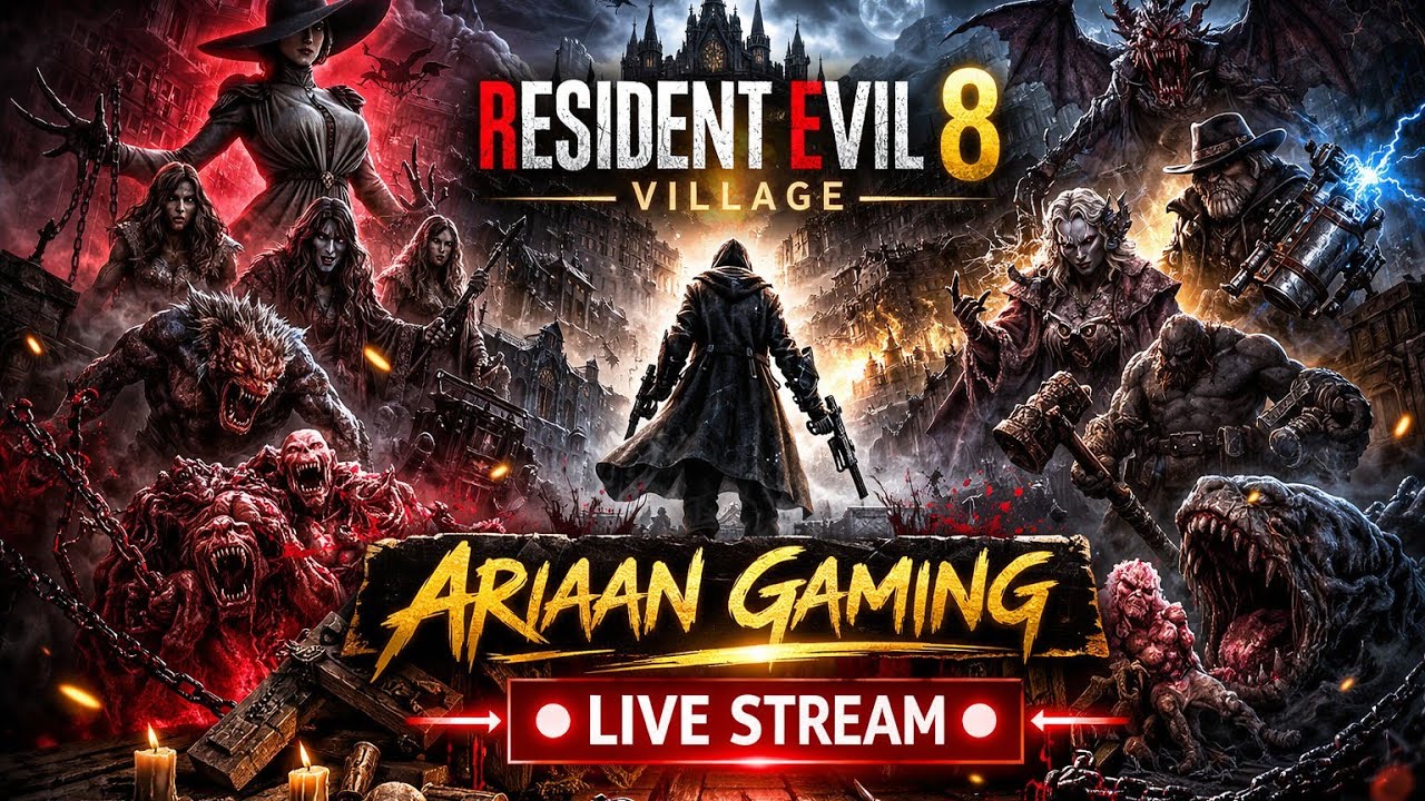 Something Is Hunting Me... | Resident Evil 8 Village - Part 1 LIVE 🔴|Ariaan Gaming