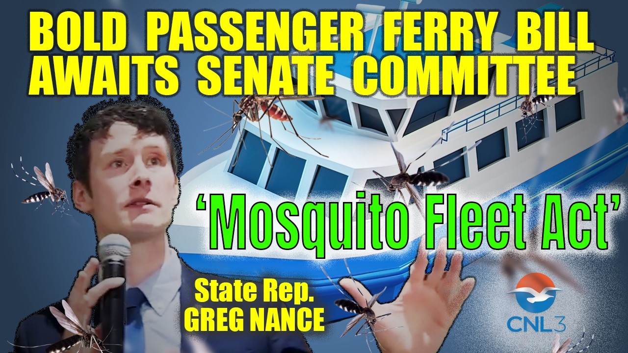 Time is running out!  H.B. 1923 in WA Senate would allow fast ferry routes!
