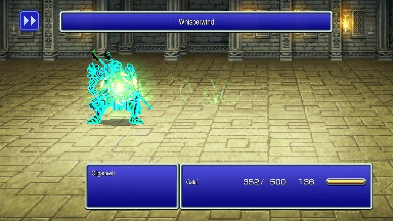 FINAL FANTASY V Galuf  VS Gilgamesh