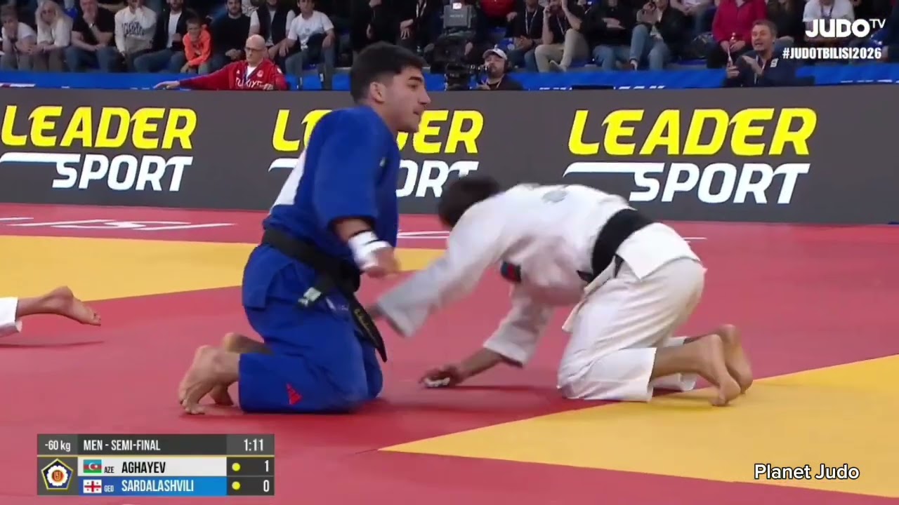 Balabay AGHAYEV 🇦🇿 🆚️ Giorgi SARDALASHVILI 🇬🇪 | полуфинал/-60кг | Чемпионат Европы 2026
