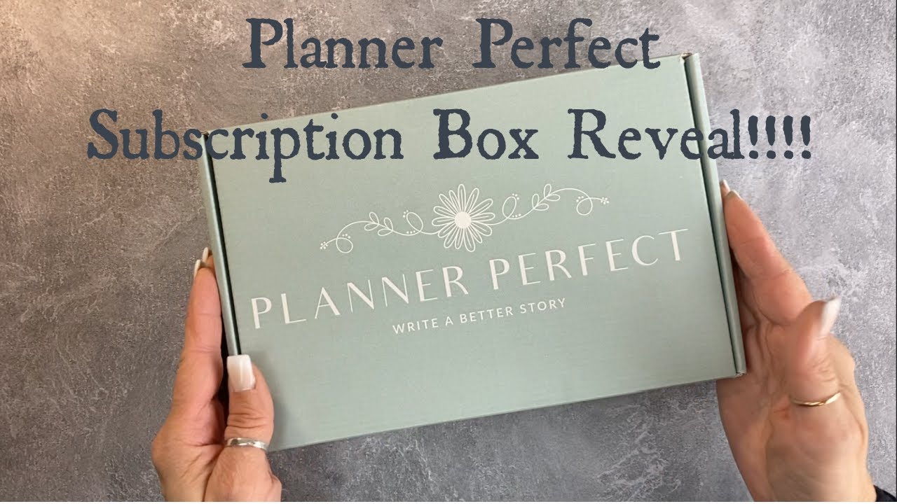 May Planner Perfect, Planner and Journal Sub Box Reveal!!! #unboxing