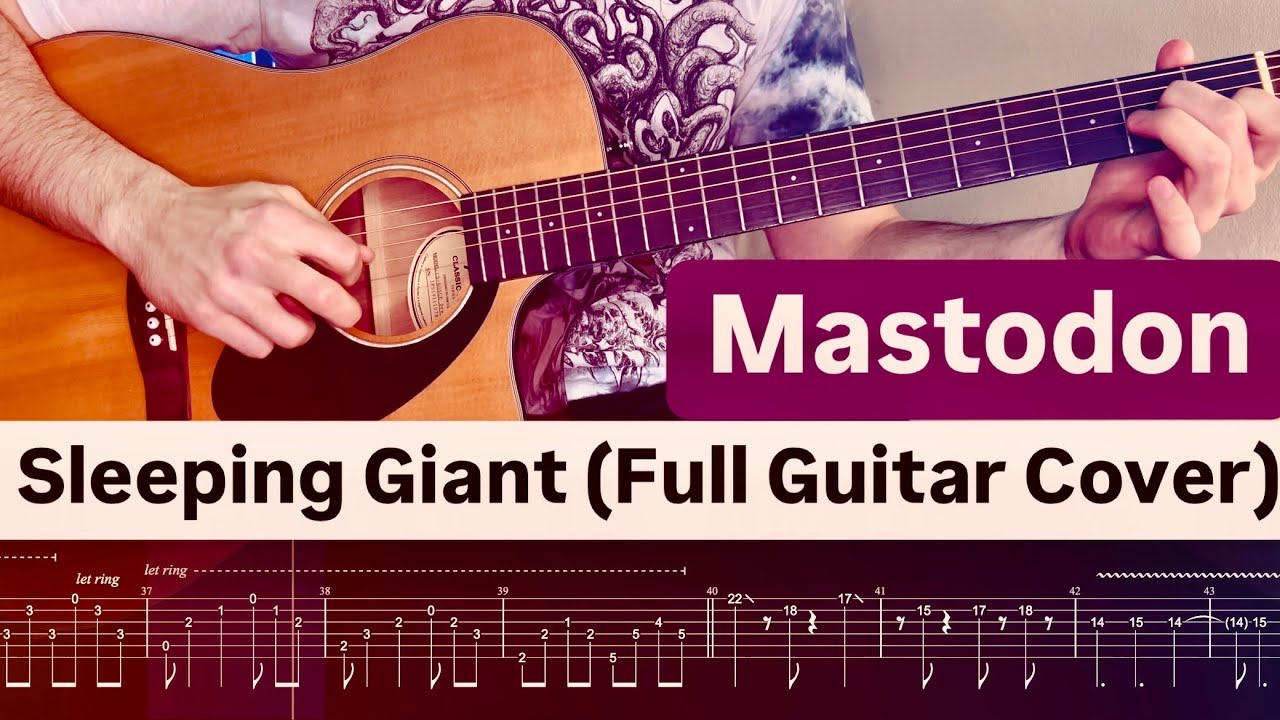 Mastodon - Sleeping Giant⎪Full Guitar Cover⎪TAB
