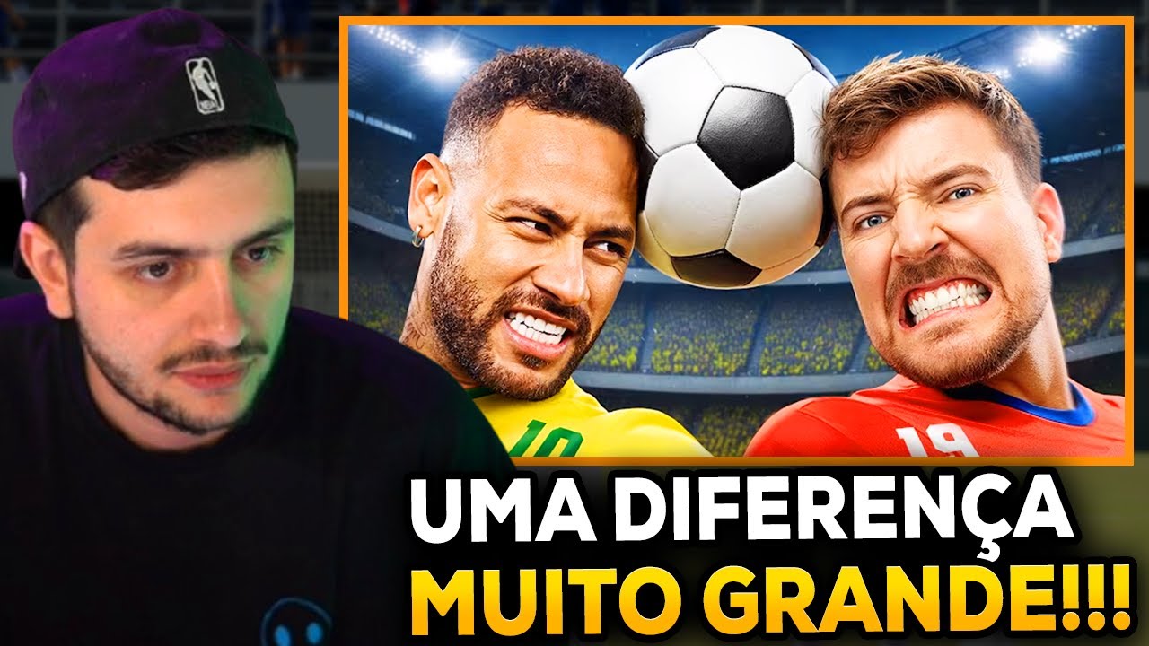 VENÇA O NEYMAR E GANHE US$ 500.000 ( MRBEAST ) - GABE REAGE