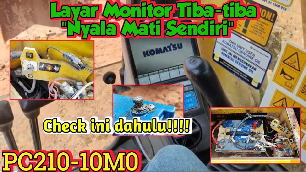 PC210 Monitor Panel Nyala dan Mati sendiri