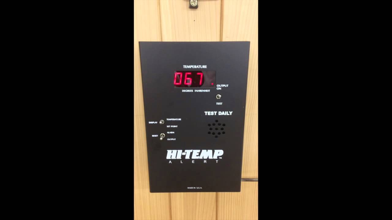 Hi Temp Alert Adjustment