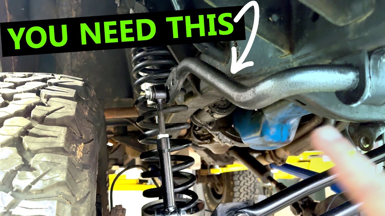 You need a sway bar!
