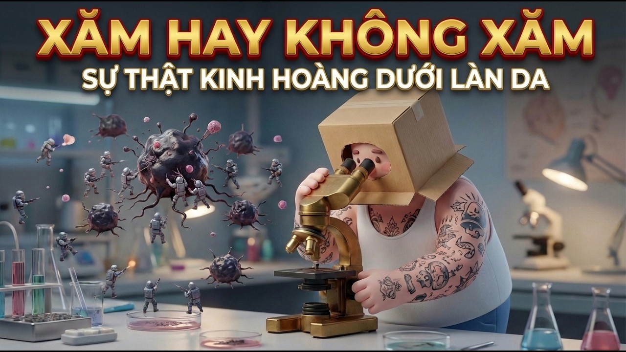 XĂM HAY KHÔNG? Sự thật kinh hoàng dưới làn da khi xăm.