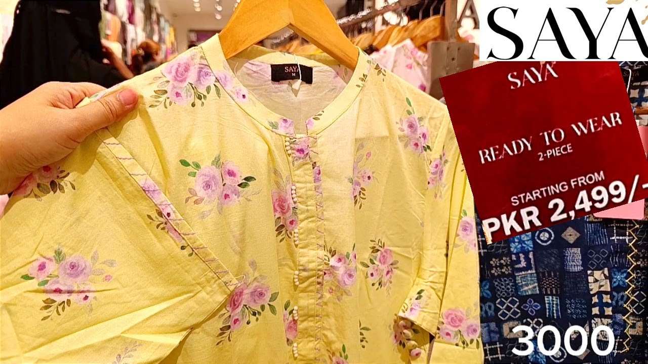 Saya Sale 2024 | Saya Summer Sale 2024 Flat 50  Saya sale today 2024