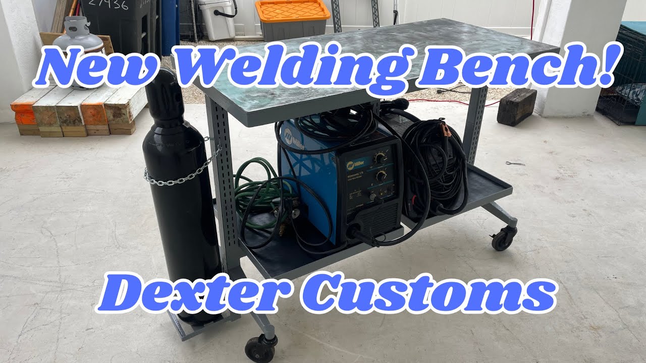 Customizing my Dad's old welding bench! Dexter Customs - Episode 2