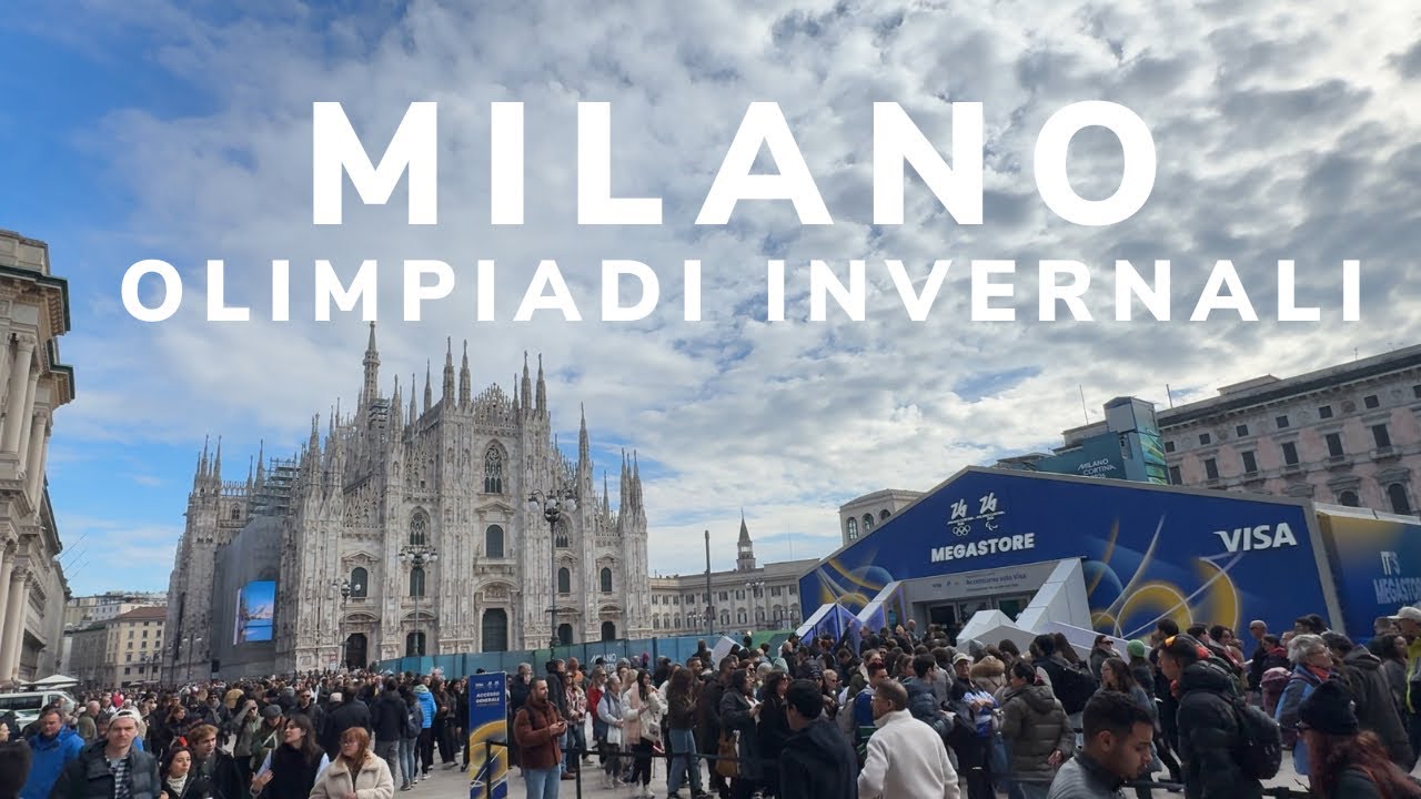 Milano durate le olimpiadi invernali di Milano Cortina 2026 Duomo Castello Sforzesco Arco della Pace
